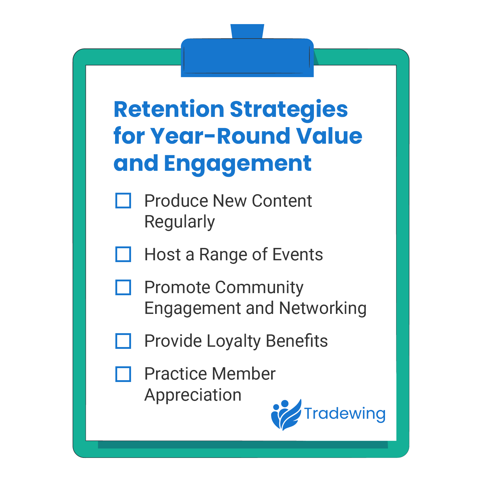 The best member retention strategies for year-round value and engagement, as explained below