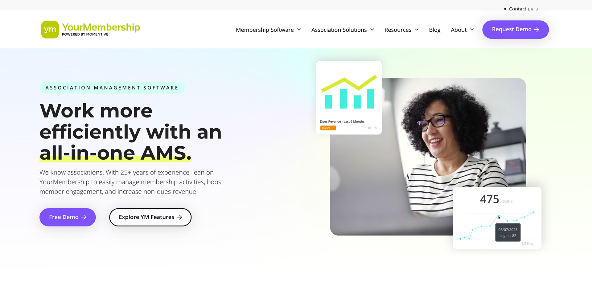 YourMembership’s homepage