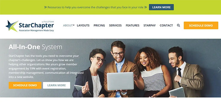 Association management software Star Chapter's homepage